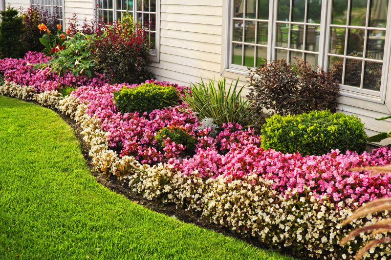 Flower Bed Mulching