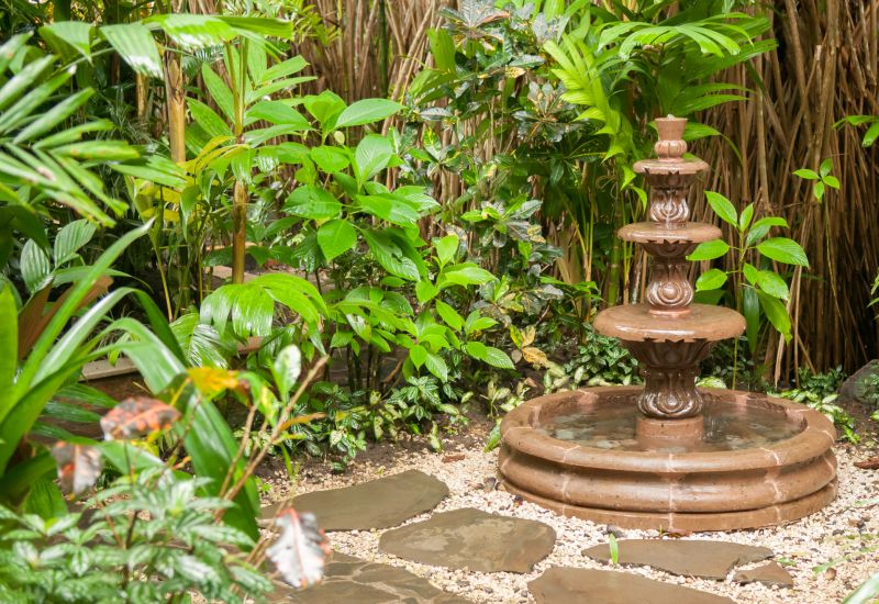 Garden Fountain Installation